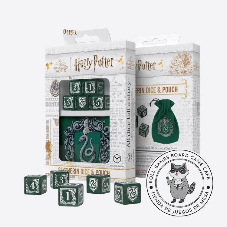 Harry Potter Slytherin Dice & Pouch – Set de Dados