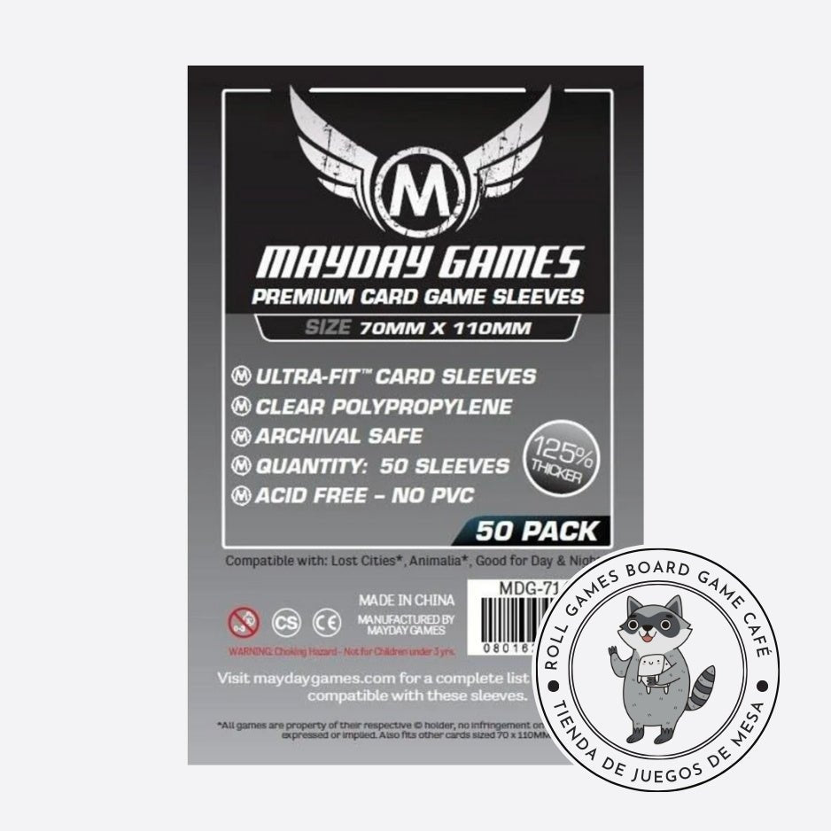 70x110 card sleeves Micas 70x110 Mayday Premium