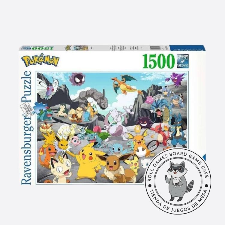 Rompecabezas Pokemón Classics 1500 piezas - Roll Games