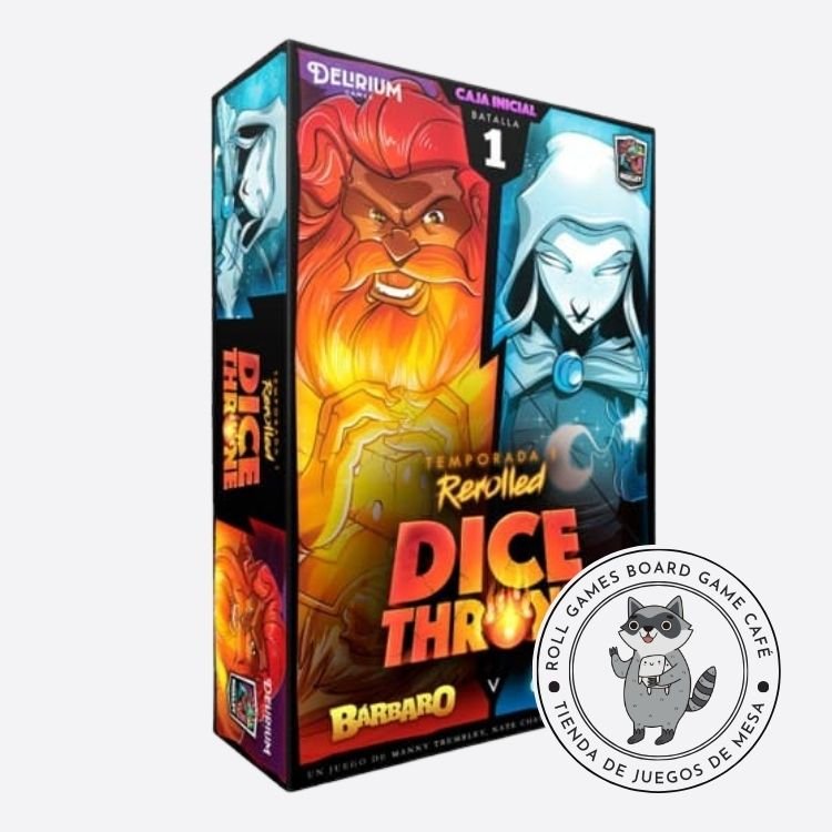 Dice Throne Bárbaro Vs Elfa Lunar juego de mesa Roll Games