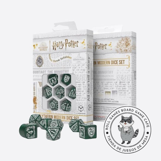 Slytherin Green - Harry Potter Modern Dice Set