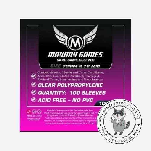 Micas (70x70) Mayday 100 pack - Roll Games