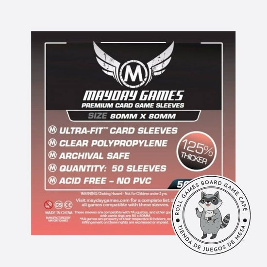 Micas (80x80) Mayday Premium 50 pack - Roll Games