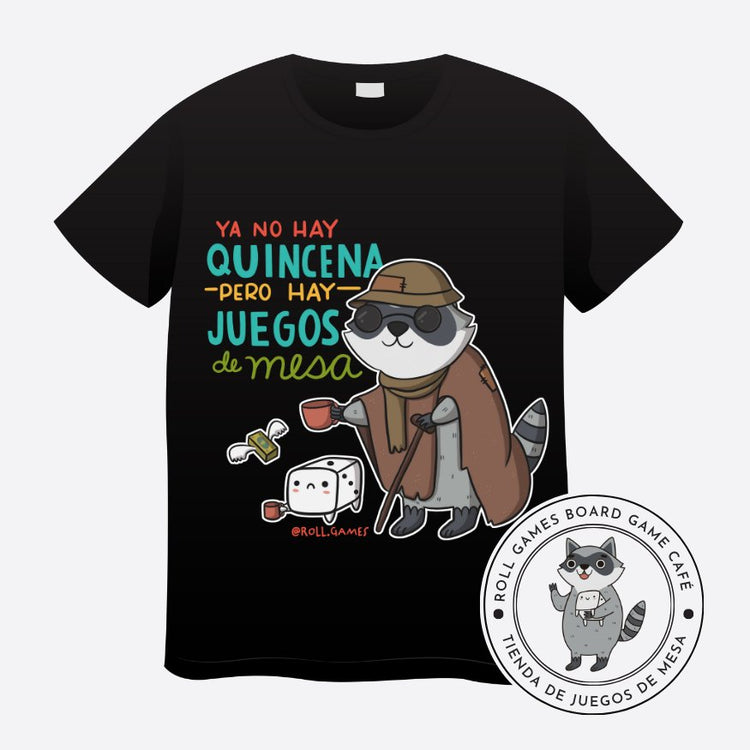 Playera: Sin quincena pero con juegos de mesa - Roll Games