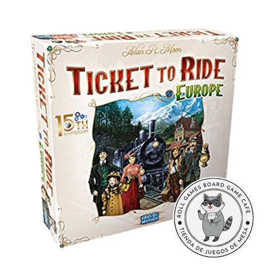 Ticket to Ride: Europe 15º Aniversario - Roll Games