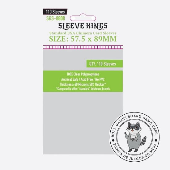 Micas (57.5x89) Sleeve Kings 110 Pack - Roll Games
