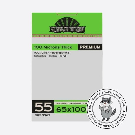 Micas (65×100) Sleeve Kings Premium 55 Pack - Roll Games