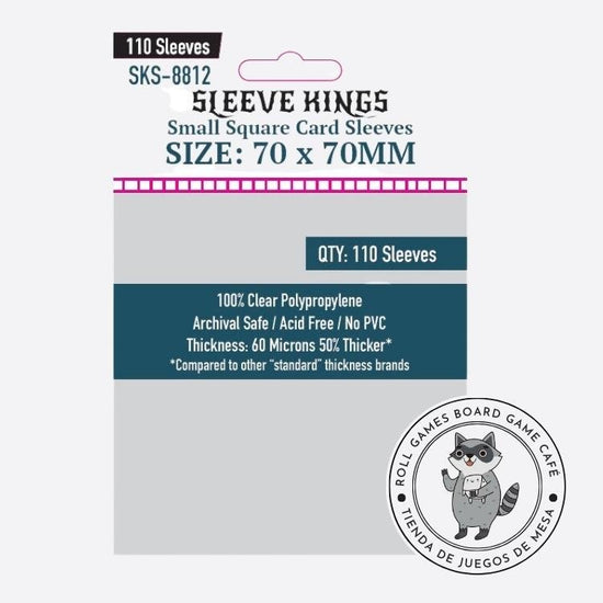 Micas (70x70) Sleeve Kings 110 Pack - Roll Games