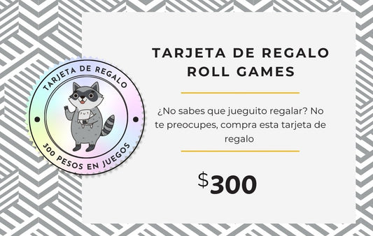 Tarjeta de regalo $300 - Roll Games